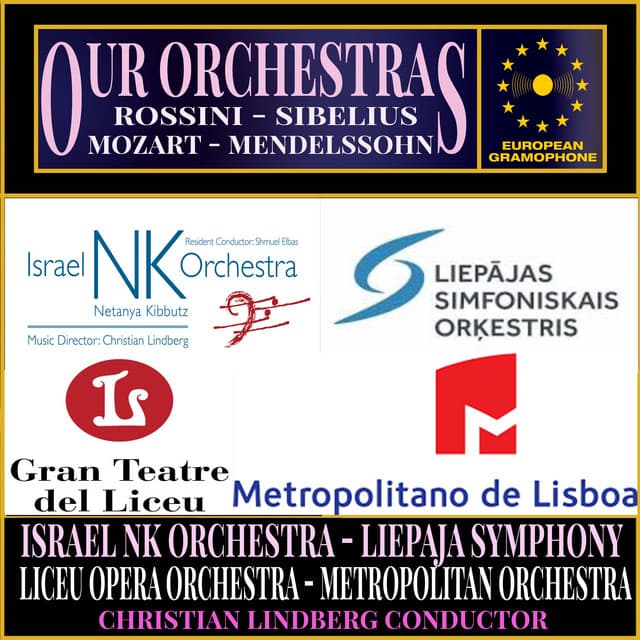 Our Orchestras III: Israel NK Orchestra, Liepāja Symphony, Liceu Opera Orchestra, Metropolitan Orchestra