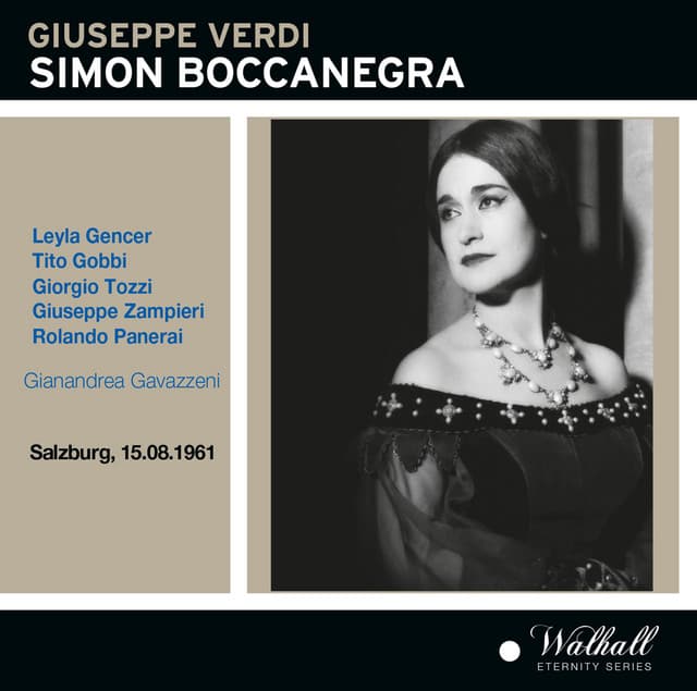 Simon Boccanegra staring Leyla Gencer