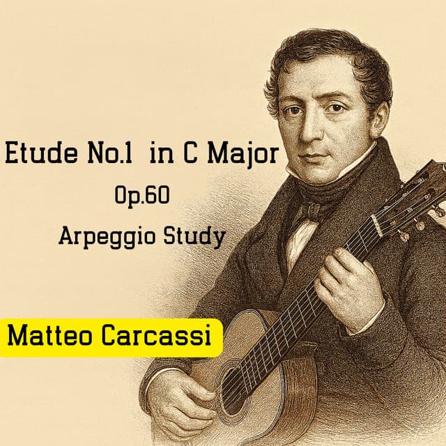 Matteo Carcassi: Etude No.1 in C Major, Op.60 (Arpeggio Study)